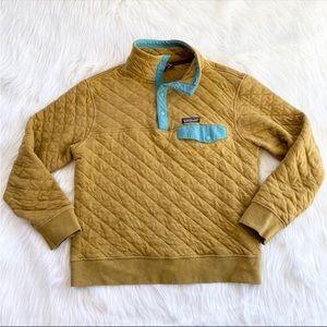 PATAGONIA ORGANIC COTTON QUILT 1/4 SNAP-T PULLOVER
